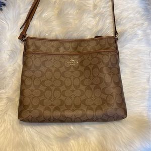 Coach file crossbody bag